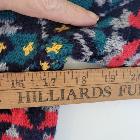 American Eagle Outfitters Fair Isle Hoodie Sweater XS Gray Seriously Soft Blend - Picture 6 of 9